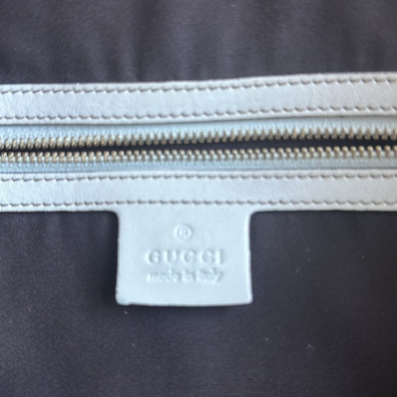 Authentic Gucci Canvas Signature Logo Braided Leather Straps Pelham Shoulder Bag - Picture 10 of 10